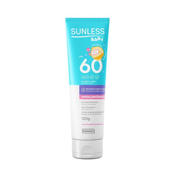 Protetor Solar Sunless Baby FPS60 120g