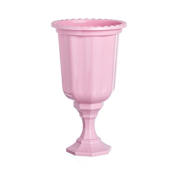 Vaso Festplastik 23x13 com 850ml Rosa Candy Color