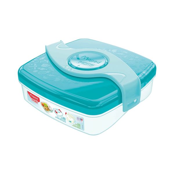 Pote de Plástico Maped Picnik Origins Compartimento Simples 520ml Azul Claro