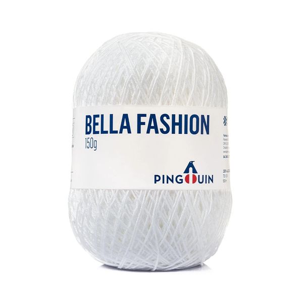 Fio Pingouin Bella Fashion 150g 0002 Branco