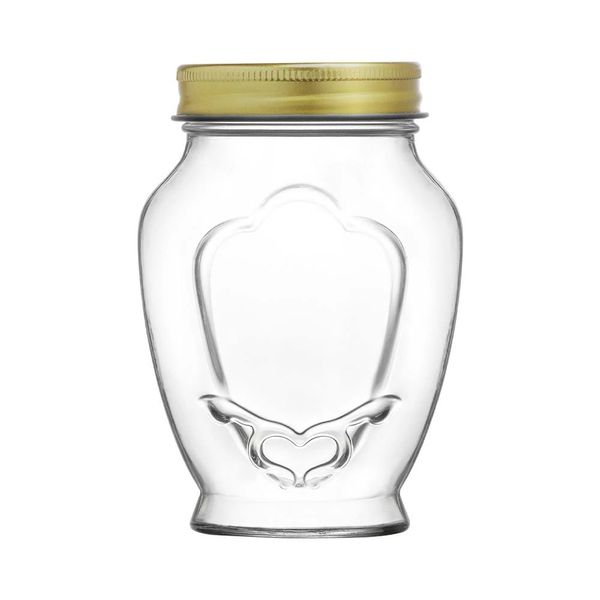 Pote de Vidro Laura Incolor 370ml