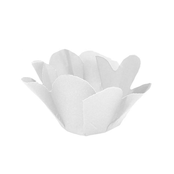 Forminha de Papel Clariju Menina Branco com 40 Unidades