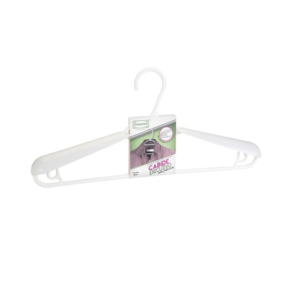 Cabide Dasplast Executivo Ombreiras Branco