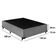 Cama Box Casal Suede Sereneprime Cinza 138x188x40