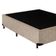 Cama Box Casal Suede Sereneprime Bege 138x188x40