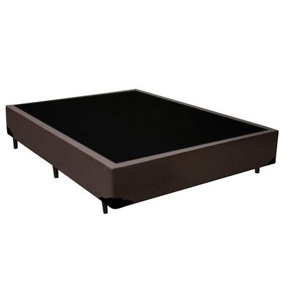 Cama Box Casal Sintético Sereneprime Marrom 138x188x40