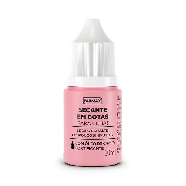 Secante Farmax em Gotas para Unhas 10ml Secante Farmax em Gotas para Unhas 10ml