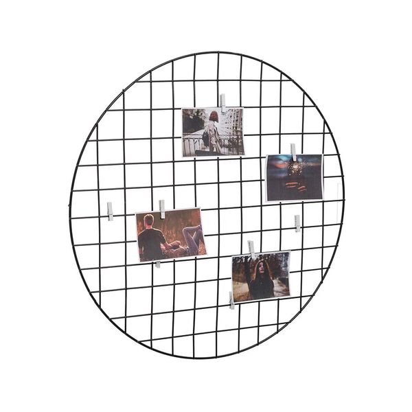 Mural de Fotos Metaltru em Metal Redondo Preto Mural de Fotos Metaltru em Metal Redondo Preto