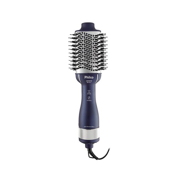 Escova Secadora Philco Soft Chrome Blue PES16 Azul - Bivolt