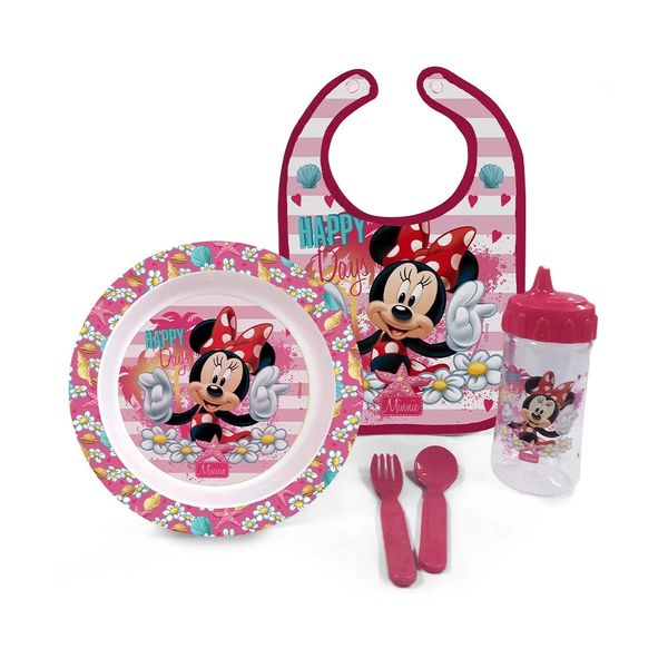 Kit Babygo a Hora da Papinha Minnie