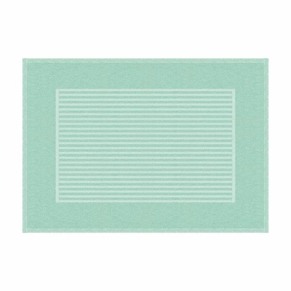 Toalha de Piso Atlântica Basic Antiderrapante 100% Algodão 70x50cm Mar Medite