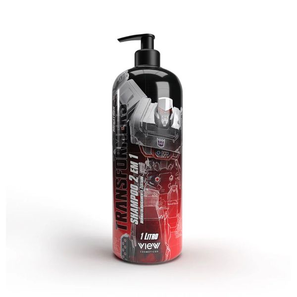 Shampoo 2 em 1 Megatron Transformers 1000ml Shampoo 2 em 1 Megatron Transformers 1000ml