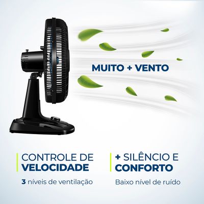 Ventilador de Mesa Mondial 8 Pás Vtx-40-Chrome - 40cm 220V