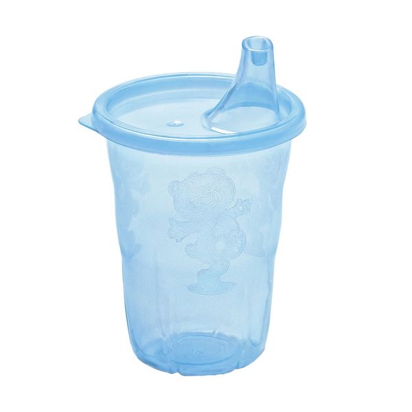 Copo Adoleta Baby com Bico Azul 350ml