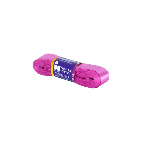 Fita de Cetim Nº05 22mm Peça com 10m Rosa Pink
