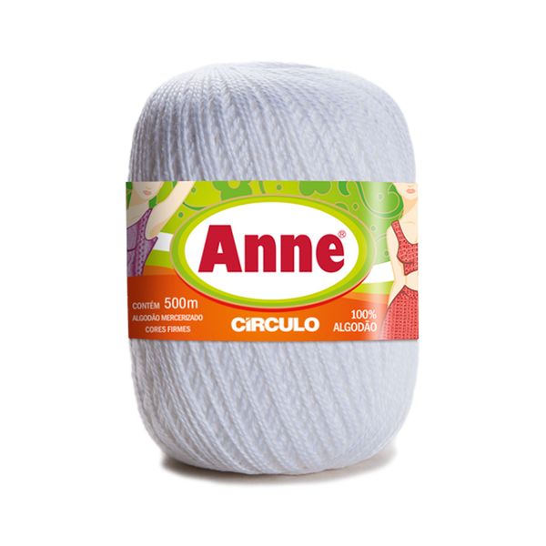 Linha Anne 500m Nº4/2 8001 Branca