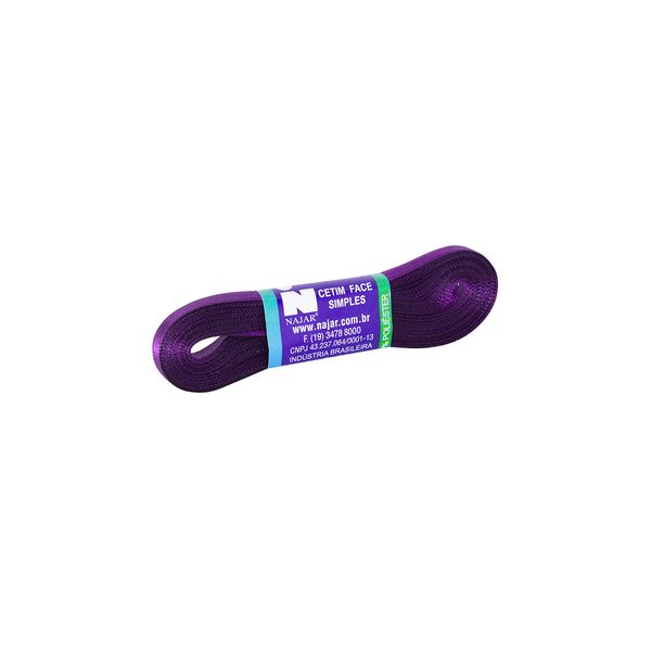 Fita de Cetim Nº01 7mm Peça com 10m Roxo Violeta