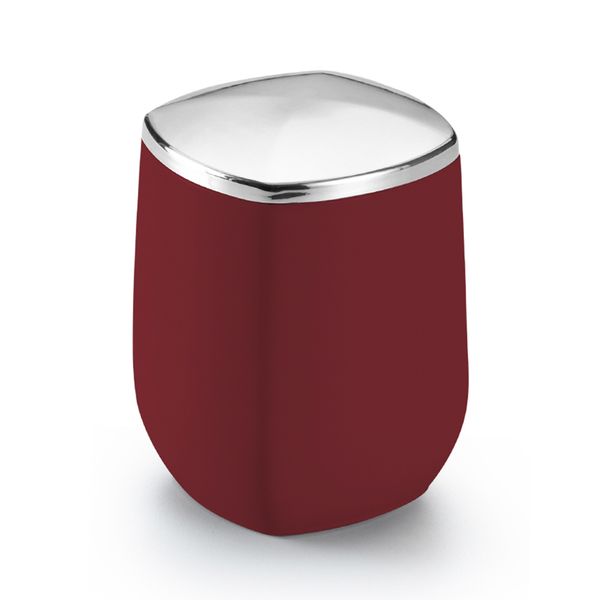 Porta Cotonete e Algodão Arthi Vermelho