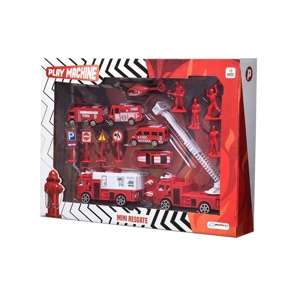Kit Bombeiro Mini Resgate Multikids