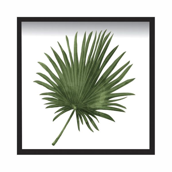 Quadro Kapos 27x27cm Mdf Folhagem I