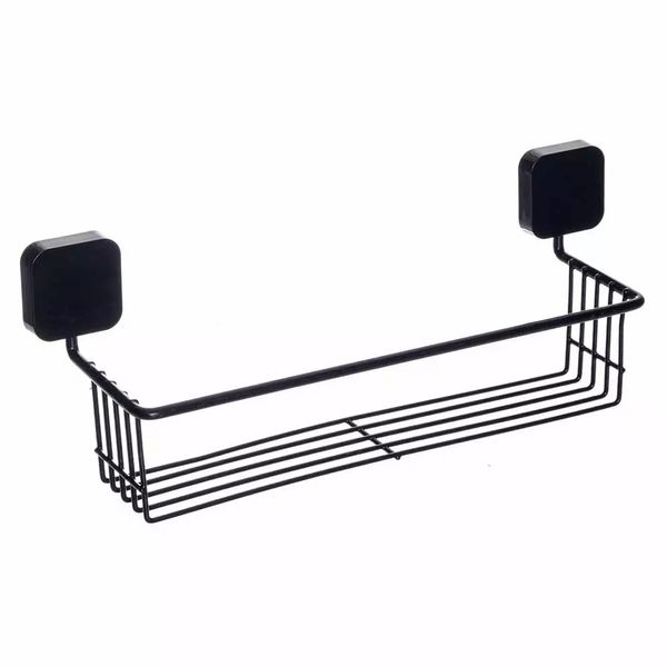 Porta Shampoo Metaltru em Metal Preto