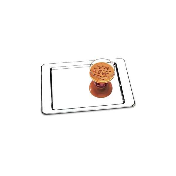 Bandeja Brinox Átina em Aço Inox 40x28cm - 1 Peça