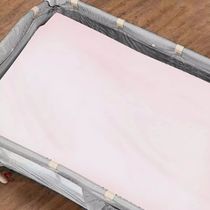 Lençol para Berço Desmontável Papi com Elástico Rosa