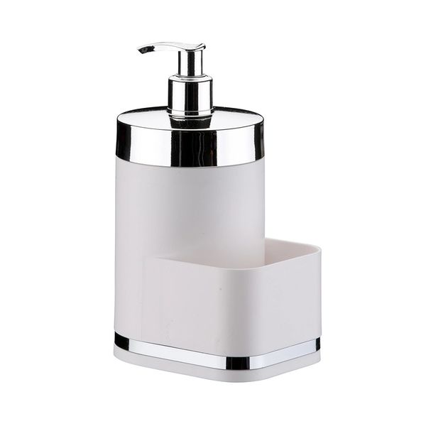 Dispenser de Detergente Future em Acrílico Branco 500ml
