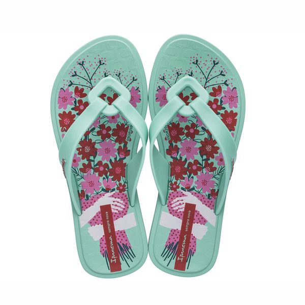 Sandália Ipanema Nexo Infantil Print Verde e Vermelha 27/28 Sandália Ipanema Nexo Infantil Print Verde e Vermelha 27/28