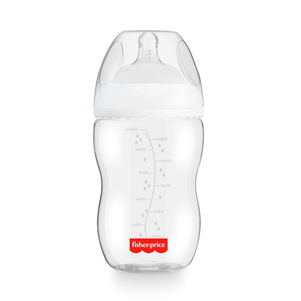 Mamadeira Fisher Price First Moments Clássica Neutra 330ml