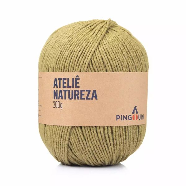 Fio Ateliê Natureza 200g 1713 Cáqui Fio Ateliê Natureza 200g 1713 Cáqui