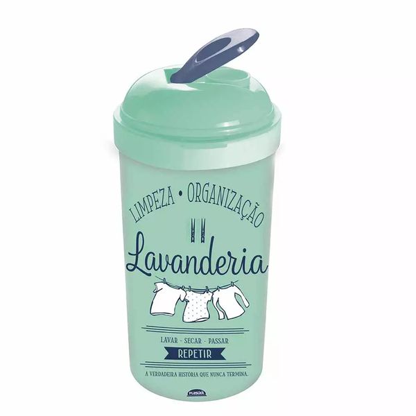 Porta Sabão em Pó Plasútil Decora Redondo 1Kg