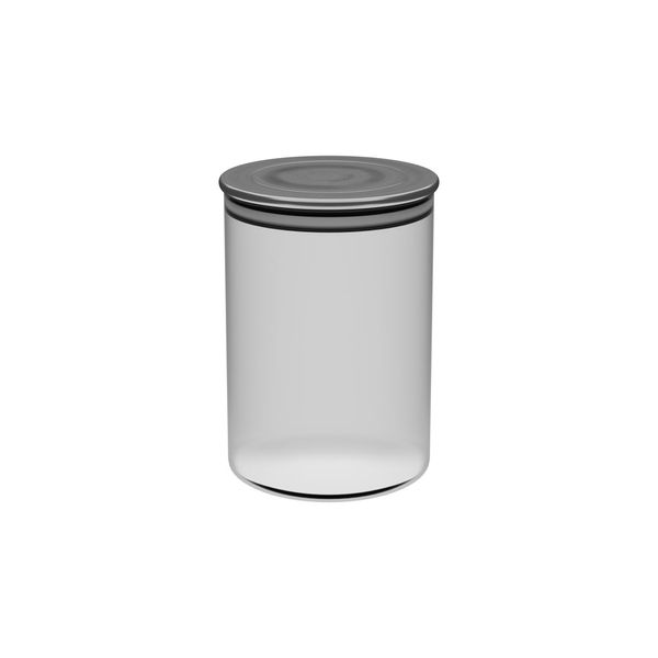 Pote para Mantimento Le em Vidro Borosilicato Hermético com Tampa Inox 1,4L