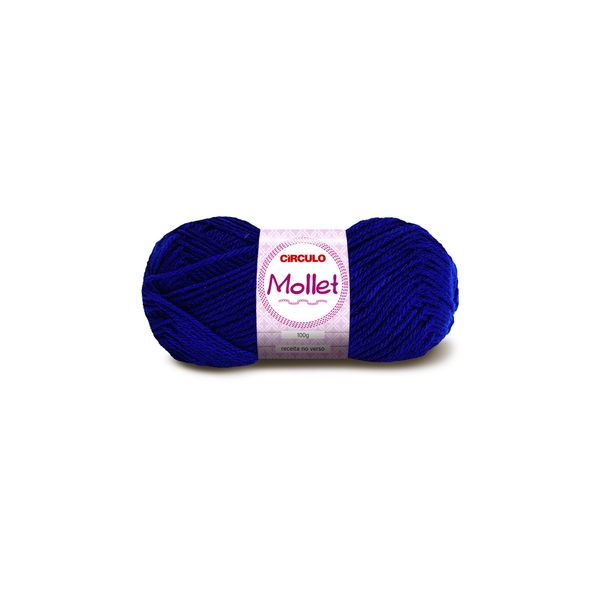 Lã Mollet 80m Nº3/6 512 Azul Bic