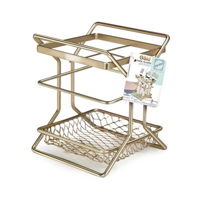 Porta-Talher Arthi com Divisória Piatina Dourado