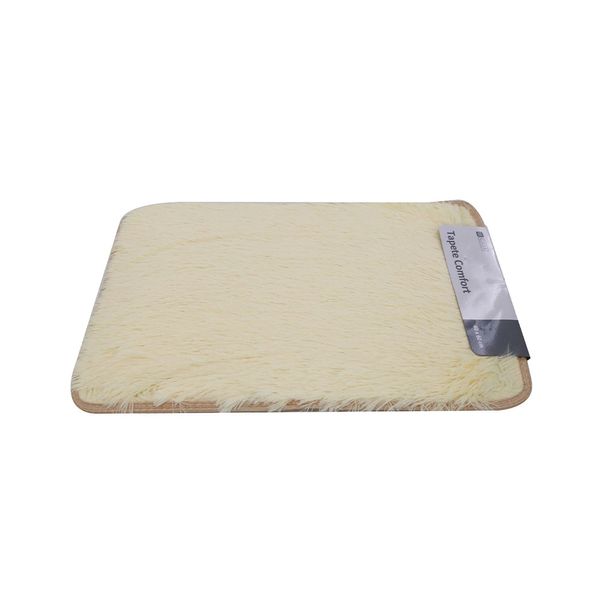 Tapete para Banheiro Le Comfort em Poliéster 40x60cm Bege