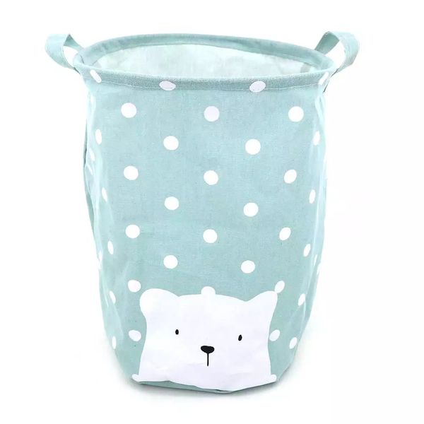 Cesto Organizador Le Baby Bear para Roupas e Brinquedos Azul