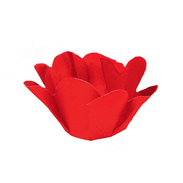 Forminha de Papel Clariju Menina Vermelho com 40 Unidades