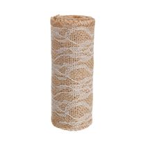 Fita de Juta Le Natural com Renda 12cmx1m