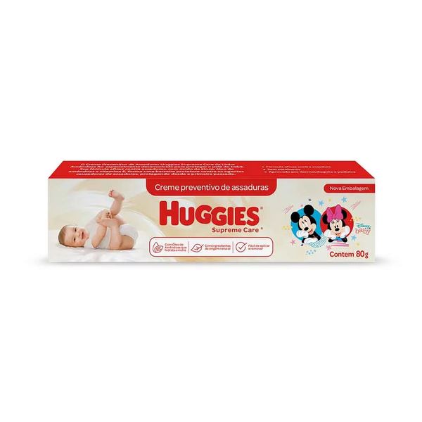 Creme Preventivo para Assaduras Huggies Supreme Care 80g Creme Preventivo para Assaduras Huggies Supreme Care 80g