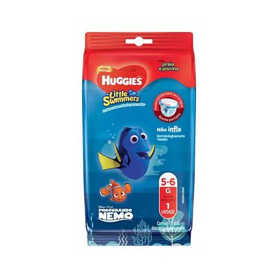 Fralda Descartável Huggies Little Swimmers Mar e Piscina G 1 Unidade