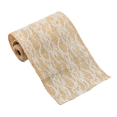 Fita de Juta Le Natural com Renda 12cmx1m
