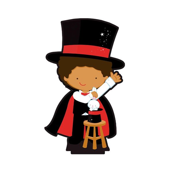 Mágico Decorativo de Mesa Tema Circo Produfest MDF Mágico Decorativo de Mesa Tema Circo Produfest MDF