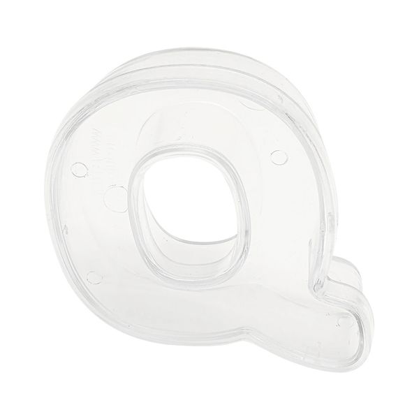 Caixa Acrílica Pop Festta com Tampa Letra Q Caixa Acrílica Pop Festta com Tampa Letra Q