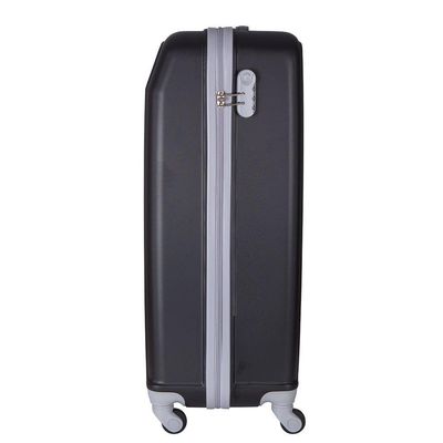 Mala De Bordo Pequena Para Viagem Continental Em ABS Cadeado Embutido Rodas Giro 360 IKA Preta P