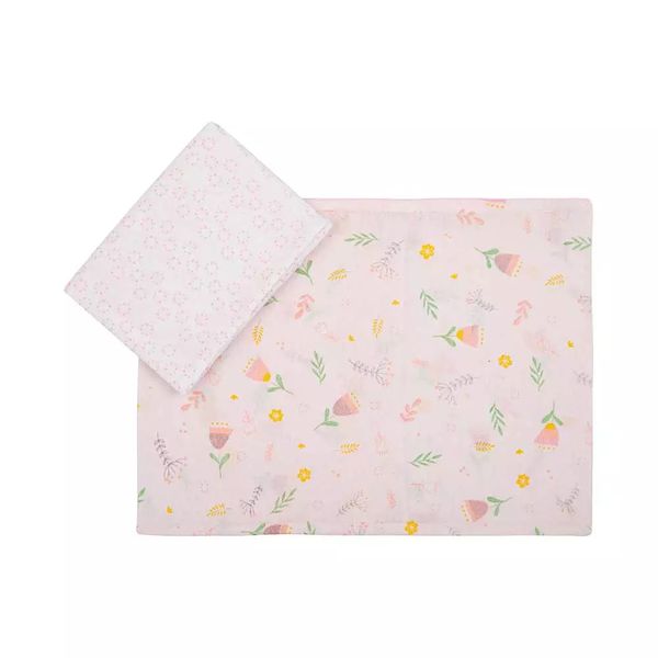 Kit Fronha Papi Tulipa 100% Algodão com Duas Peças