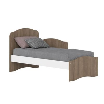 Berço Mini Cama 2 Em 1 Bala De Menta Rústico Branco