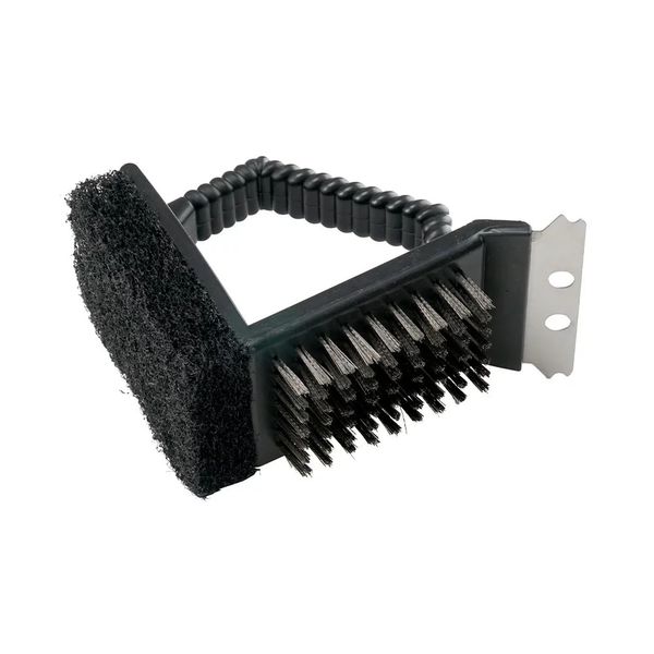 Escova Easy Grill Full Fit 3 em 1 para Churrasqueira em Aço e Plástico 15cm Escova Easy Grill Full Fit 3 em 1 para Churrasqueira em Aço e Plástico 15cm