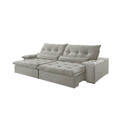 Sofá Nivus Linho 2 Módulos De 80cm B25cm Meu Sofá Online A230 Linho Cinza