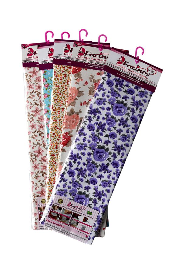 Tecido Adesivo Facinos 45x70cm Estampas Diversas - Item Sortido